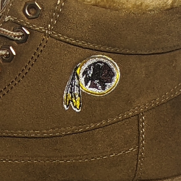 NEW Foco Mens Washington Redskins NFL Tailgate Boots Tan Sz 7 - Picture 5 of 6